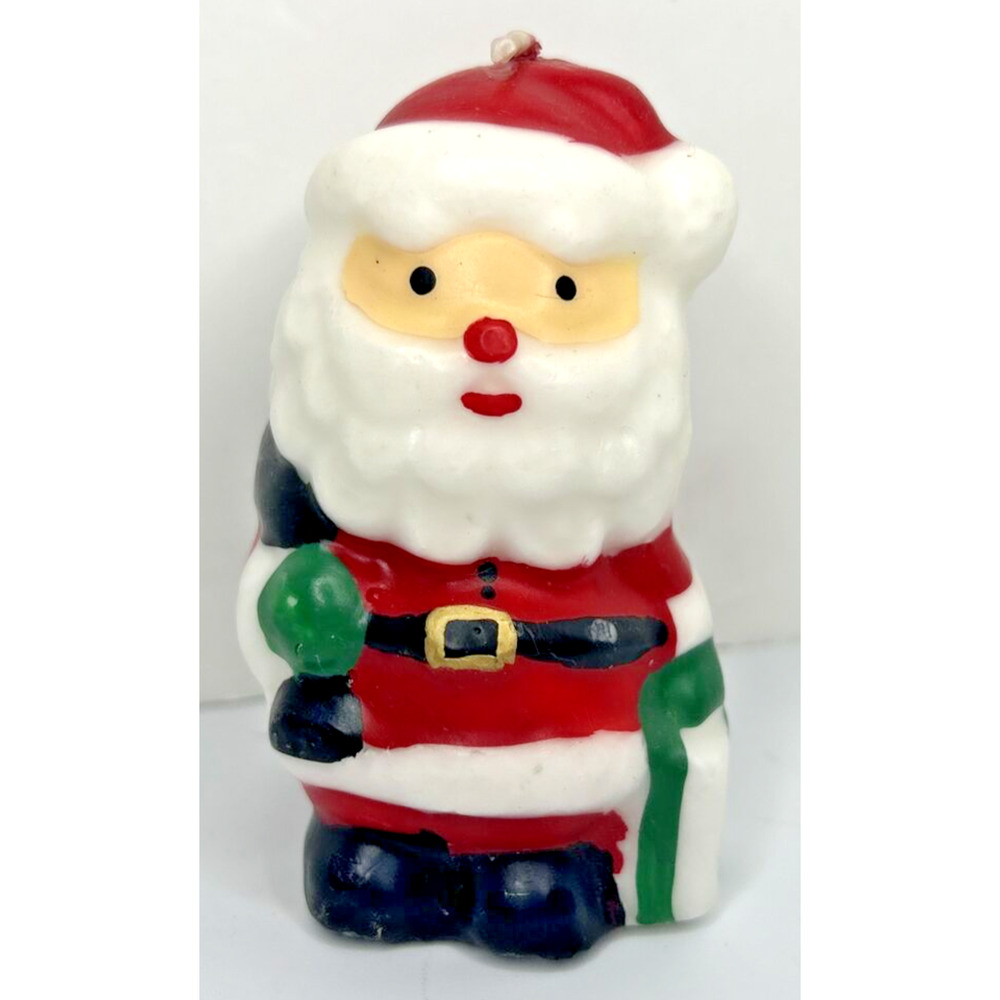 Vintage Christmas Santa Claus Candle 4" SKU H635‎